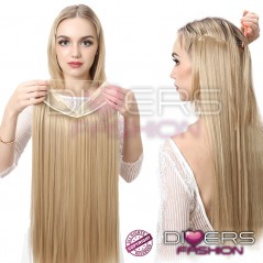 Extensions Fil Invisible Cheveux 100% humains Flip-In halo hair cheveux lisses