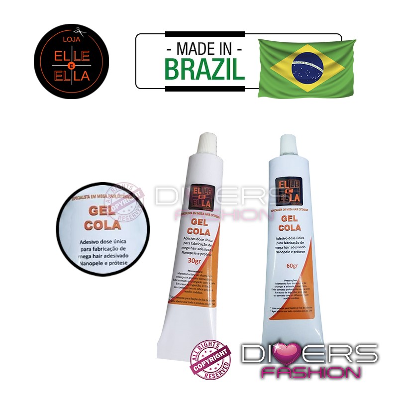 Colle gel pour la fabrication d'extensions / Prothèses capillaires - Ele e Ela Colle gel pour la fabrication d'extensions / Prothèses capillaires - Ele e Ela