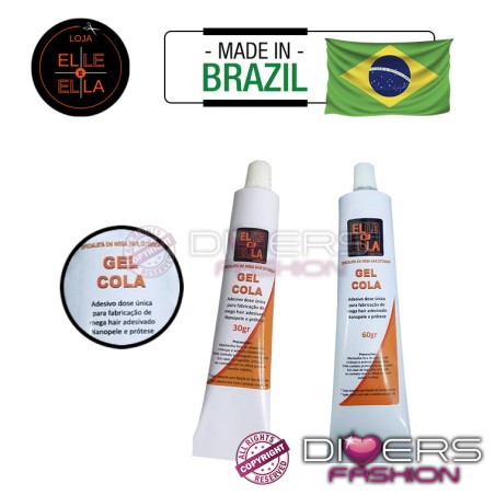 Colle gel pour la fabrication d'extensions / Prothèses capillaires - Ele e Ela