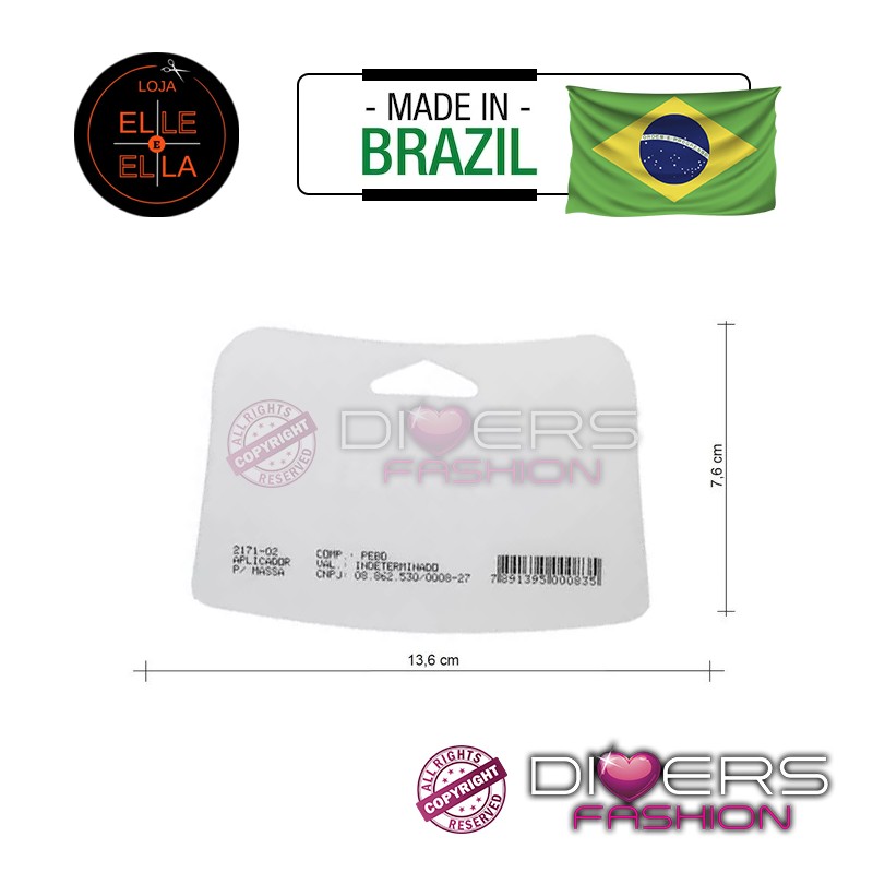 Spatule Applicatrice de Gel Colle - Mega Hair Ele e Ela Spatule Applicatrice de Gel Colle - Mega Hair Ele e Ela