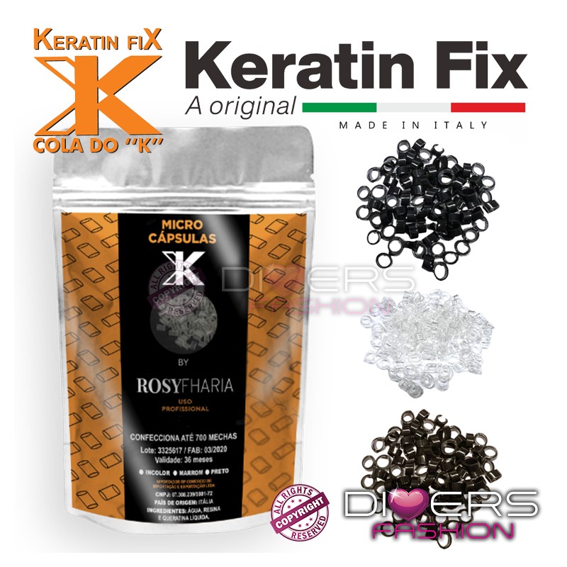 Microcapsule de kératine Italienne Premium - Cola do K Keratin Fix Microcapsule de kératine Italienne Premium - Cola do K Keratin Fix