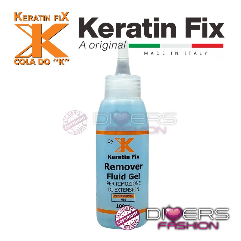 Dissolvant en gel pour retrait D'extensions capillaires : Décapant "Cola do K Keratin Fix" 100ml Dissolvant en gel pour retrait D'extensions capillaires : Décapant "Cola do K Keratin Fix" 100ml