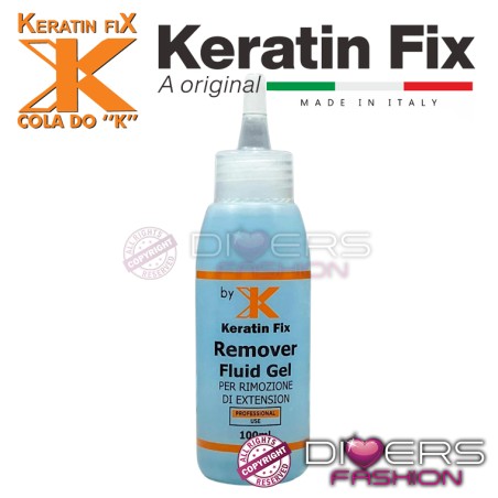 Dissolvant en gel pour retrait D'extensions capillaires : Décapant "Cola do K Keratin Fix" 100ml