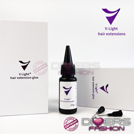 V-Light Glue : Colle liquide pour Extensions de Cheveux avec Fixation Supérieure