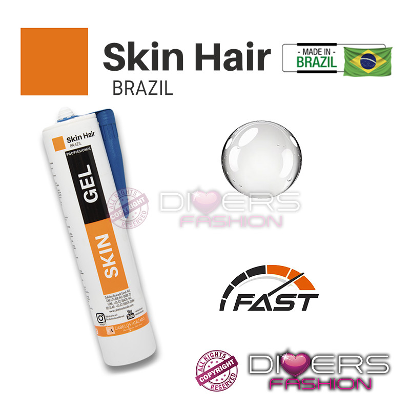 Gel colle Skin Hair pour la fabrication d'extensions de cheveux / Prothèses capillaires - Skin Hair Brazil Gel colle Skin Hair pour la fabrication d'extensions de cheveux / Prothèses capillaires - Skin Hair Brazil