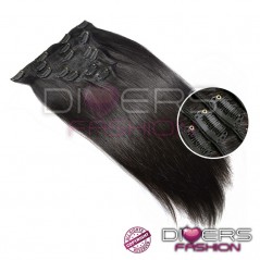 Extensions À Clips Cheveux lisses 100% humains
