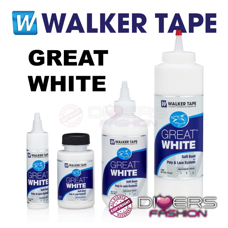 Colle Capillaire Great White Walker Tape Colle Blanche Colle Capillaire Great White Walker Tape Colle Blanche